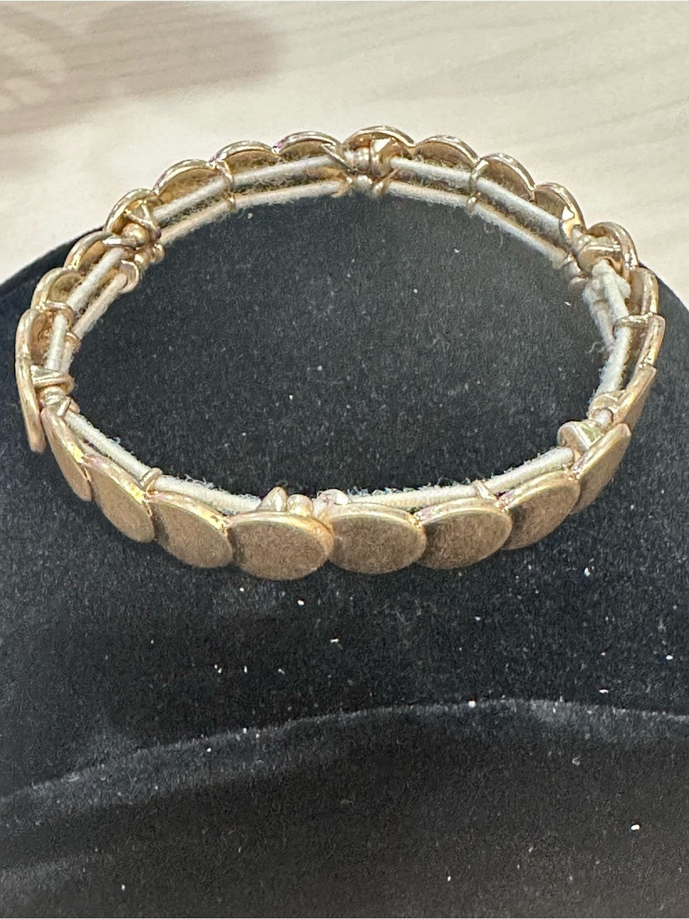 a.n.a Gold-Tone Round Stretch Bracelet